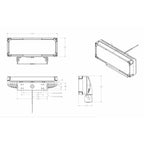 Lumitec Maxillume tr150 LED Flood Light - Trunnion Mount (101413)