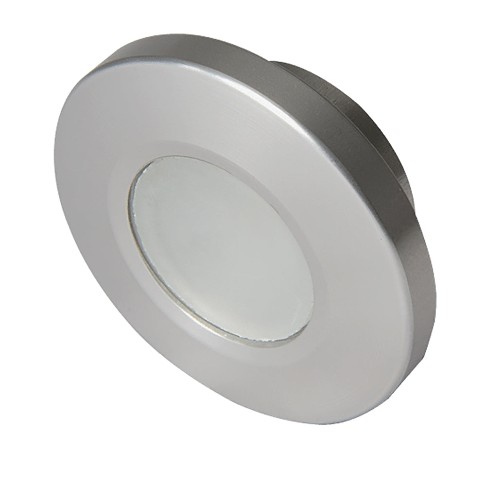 Lumitec Orbit - Flush Mount Down Light - Brushed Finish - White Non-Dimming (112503)