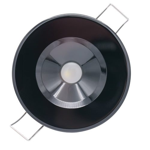 Lumitec Illusion Down Light White LED Non-Dimming Black Reflector 10-30v (117153)