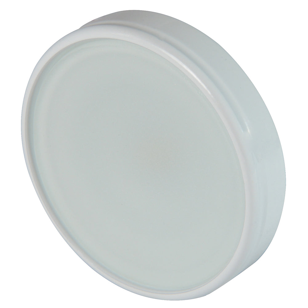 Lumitec Halo - Flush Mount Down Light - White Finish - 4-Color - White/Blue/Red/Purple Non-Dimming (112820)