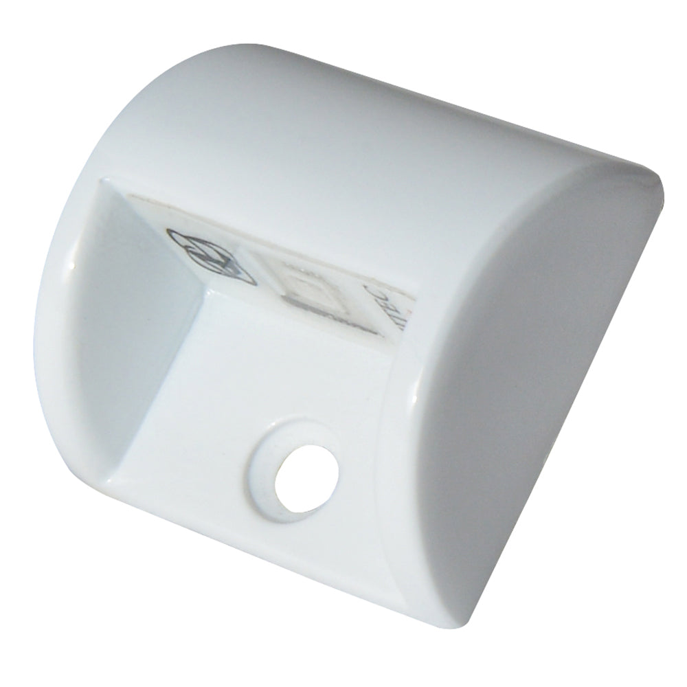 Lumitec Andros - Courtesy Light - White Powder Coat Finish - Blue Non-Dimming (101047)