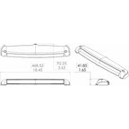 Lumitec Razor LED Light Bar - Spot - Flush Mount - White (101587)