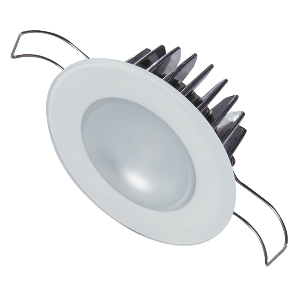 Lumitec Mirage - Flush Mount Down Light - Glass Finish/No Bezel - 4-Color Red/Blue/Purple Non Dimming with White Dimming (113190)