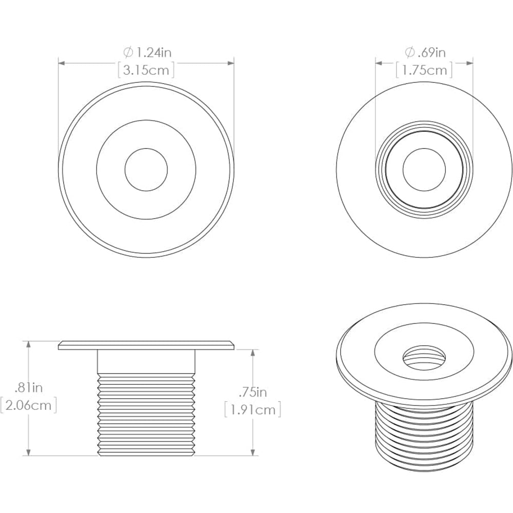 Lumitec Echo Courtesy Light - Brushed Housing - White Light (112203)