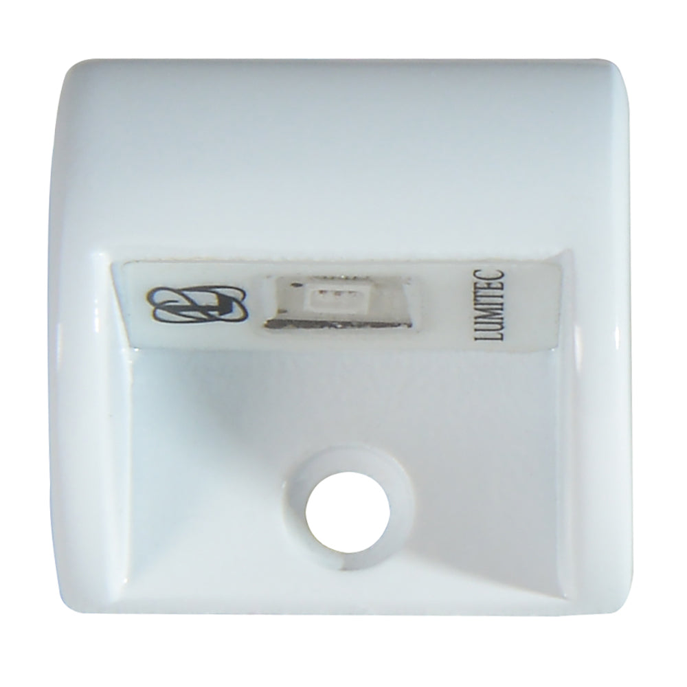 Lumitec Andros - Courtesy Light - White Powder Coat Finish - Red Non-Dimming (101048)