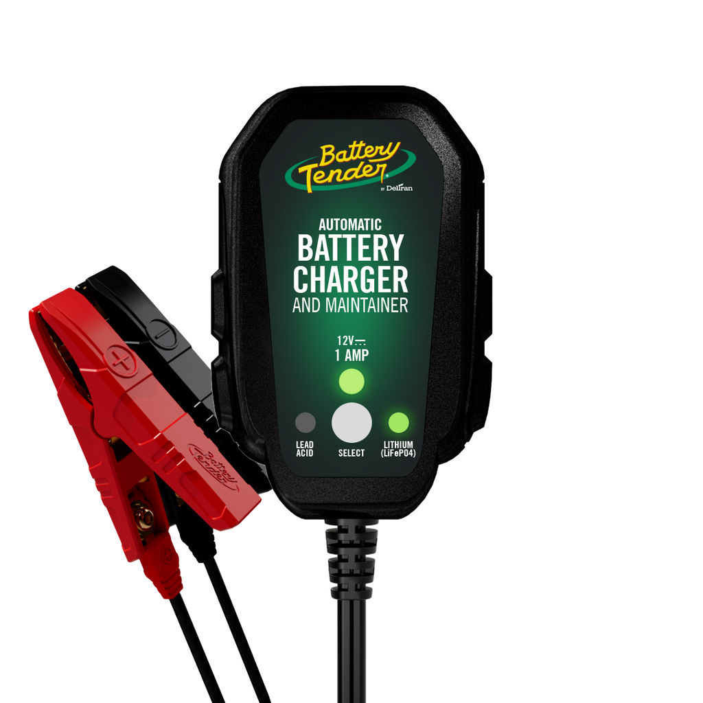 Battery Tender 12V 800M Amp Lead Acid/Lithium Selectable Battery Charger (022-0199-DL-WH)