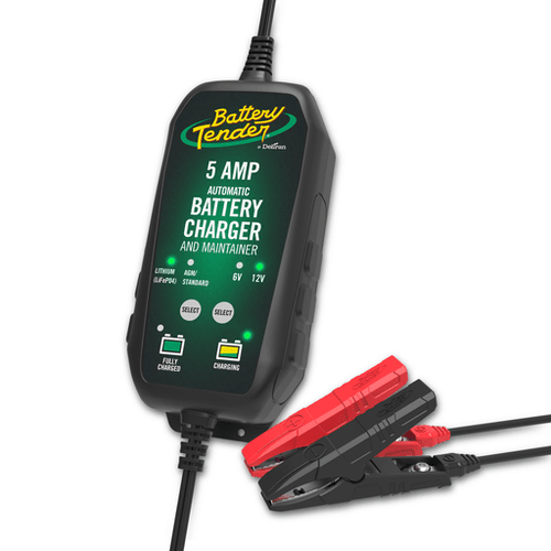 Battery Tender 12V 5 Amp Battery Charger (022-0186G-DL-WH)