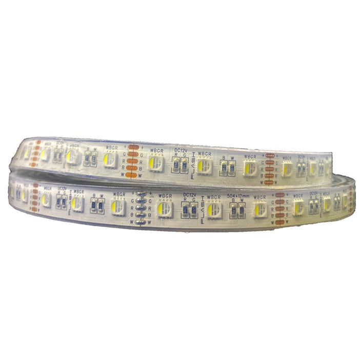 PLASHLIGHTS 12v RGBW Color Changing Waterproof Flexible Light Strip - Ip68 - 16' | FLS-RGBW-68-16FT
